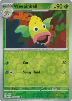 Weepinbell Reverse Holo 070
