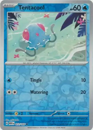 Tentacool Reverse Holo