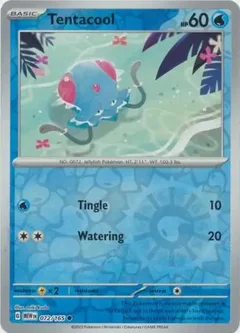 Tentacool Reverse Holo 072