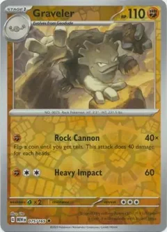 Graveler Reverse Holo 075