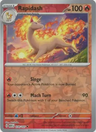 Rapidash Reverse Holo
