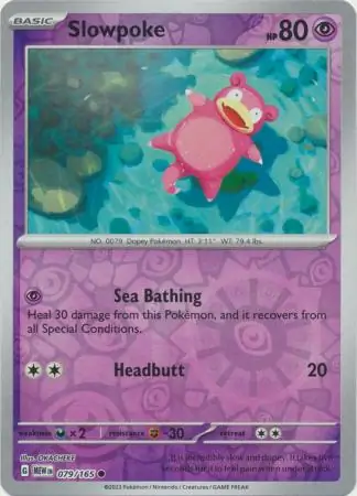 Slowpoke Reverse Holo