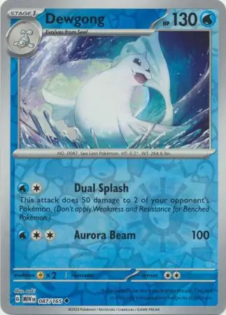 Dewgong Reverse Holo