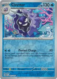 Cloyster Reverse Holo 091