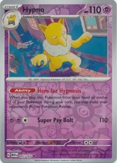 Hypno Reverse Holo 097