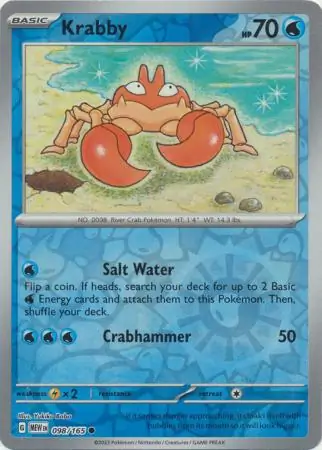 Krabby Reverse Holo