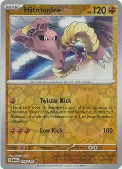 Hitmonlee Reverse Holo 106
