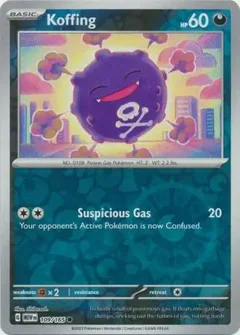 Koffing Reverse Holo 109