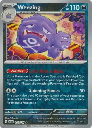 Weezing Reverse Holo