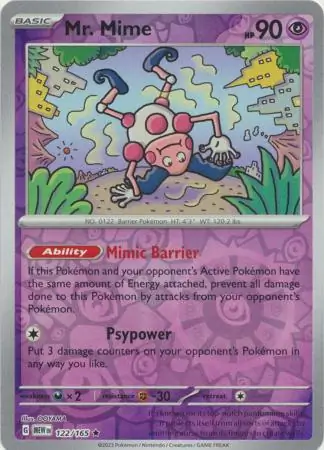 Mr. Mime Reverse Holo
