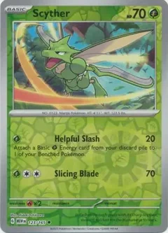 Scyther Reverse Holo 123