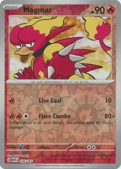 Magmar Reverse Holo 126
