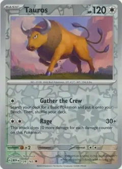 Tauros Reverse Holo 128