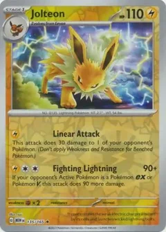Jolteon Reverse Holo 135