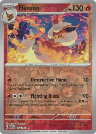 Flareon Reverse Holo