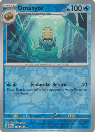 Omanyte Reverse Holo
