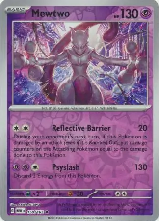 Mewtwo Reverse Holo