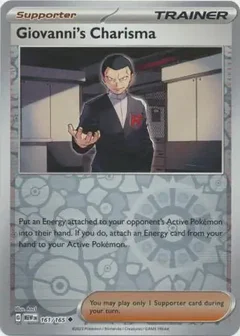 Giovanni's Charisma Reverse Holo 161