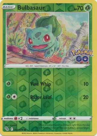 Bulbasaur Reverse Holo