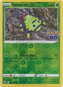 Spinarak Reverse Holo 006