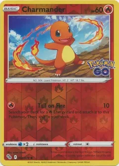 Charmander Reverse Holo 008