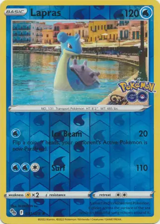 Lapras Reverse Holo