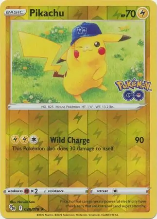 Pikachu Reverse Holo