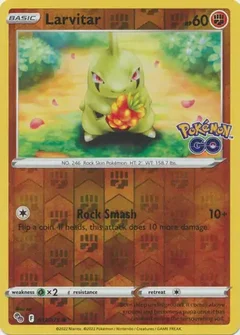 Larvitar Reverse Holo 037