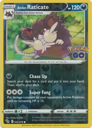 Alolan Raticate Reverse Holo