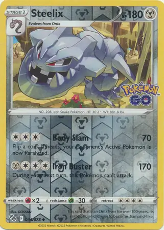 Steelix Reverse Holo