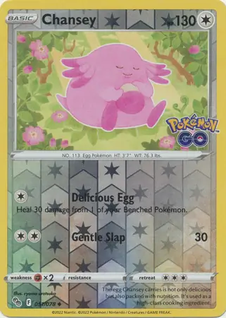 Chansey Reverse Holo