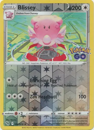 Blissey Reverse Holo