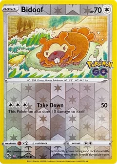 Bidoof Reverse Holo Ditto 059