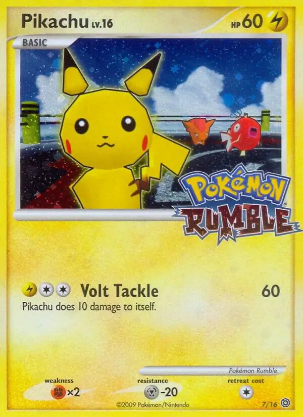 Pikachu - Pokemon Rumble