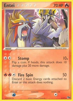 Entei Holofoil 1