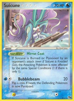 Suicune Holofoil 4
