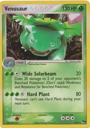 Venusaur, Pop Series 2 #6 Pokémon card
