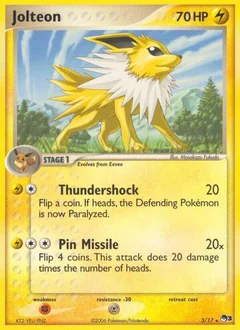 Jolteon Holofoil 3
