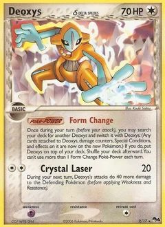 Deoxys Delta Species Holofoil 2