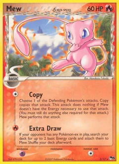 Mew Delta Species Holofoil 3