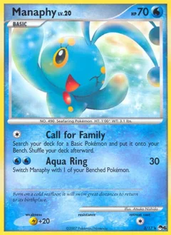 Manaphy Holofoil 3