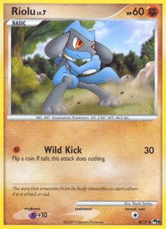 Riolu Holofoil 8