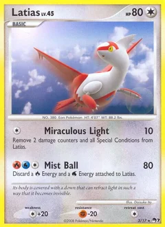 Latias Holofoil 3