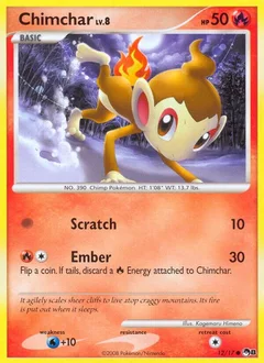Chimchar Reverse Holofoil 12