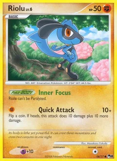Riolu Reverse Holofoil 16
