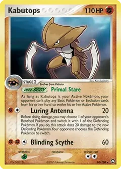 Kabutops Holo 10