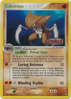 Kabutops Reverse Holo 10