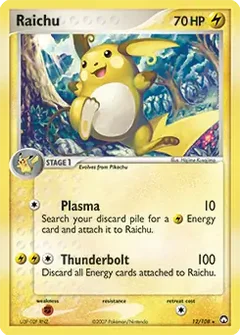 Raichu Holo 12