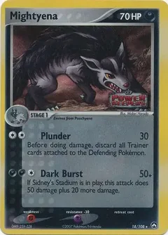 Mightyena Reverse Holo 18