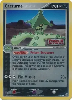 Cacturne Reverse Holo 27